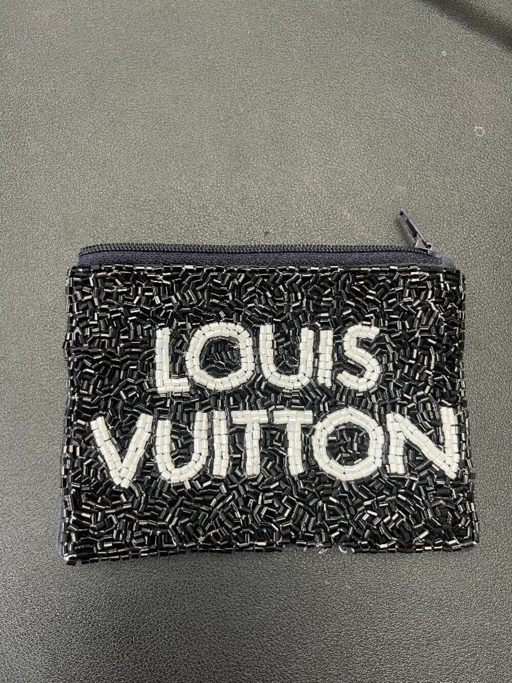 ELEGANT & FUN BEADED LOUIS VUITTON CREDIT CARD/CHANGE PURSE
